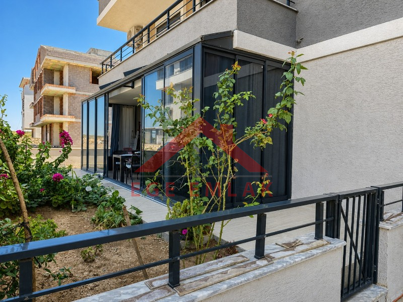 Didim Hisar Mahallesi'nde Bahçe Kullanımlı Satılık 1+1 Daire
