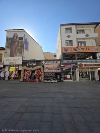 CUMHURİYET CADDESİNDE SATILIK PRESTİJLİ 129 M2 TİCARİ DÜKKAN