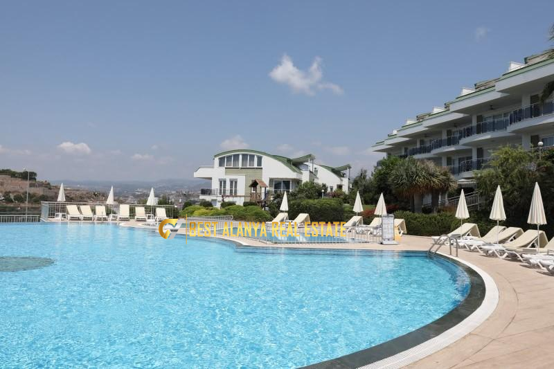 KONAKLI FULL DENİZ MANZARALI SATILIK FULL EŞYALI 3+1 DUBLEKS DAİRE ALANYA ANTALYA TÜRKİYE