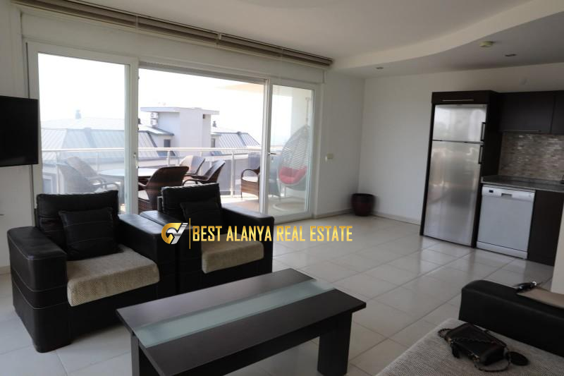 KONAKLI FULL DENİZ MANZARALI SATILIK FULL EŞYALI 3+1 DUBLEKS DAİRE ALANYA ANTALYA TÜRKİYE