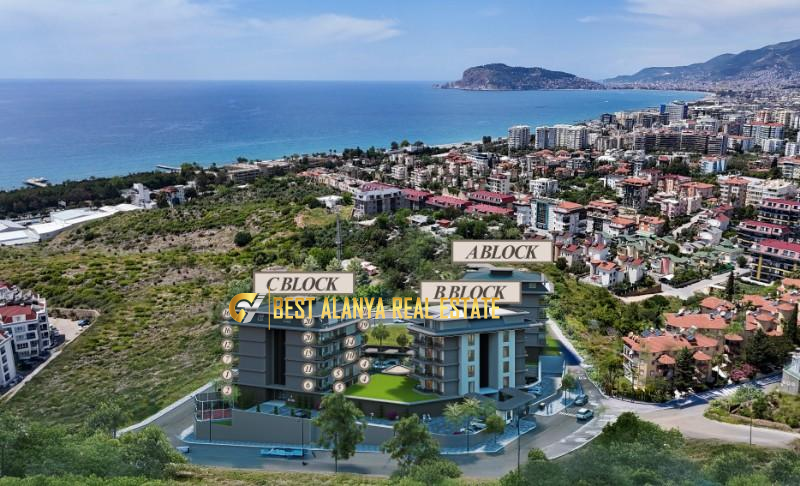 THE KAVIA KESTEL ALANYA SATILIK LÜKS KONUT PROJESİ