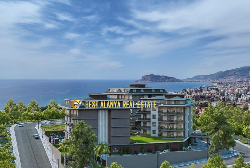 THE KAVIA KESTEL ALANYA SATILIK LÜKS KONUT PROJESİ