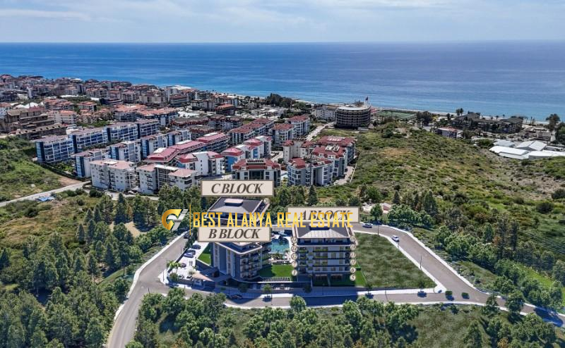 THE KAVIA KESTEL ALANYA SATILIK LÜKS KONUT PROJESİ