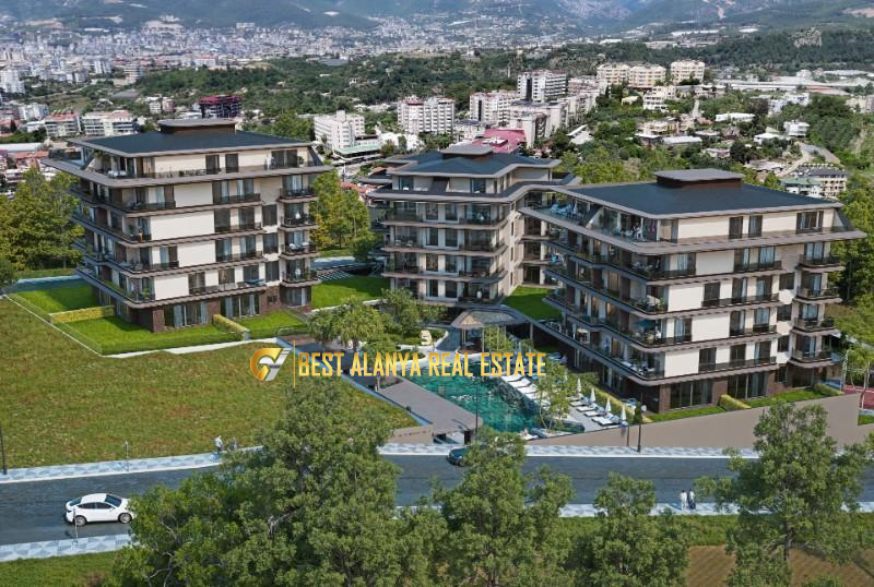 THE KAVIA KESTEL ALANYA SATILIK LÜKS KONUT PROJESİ