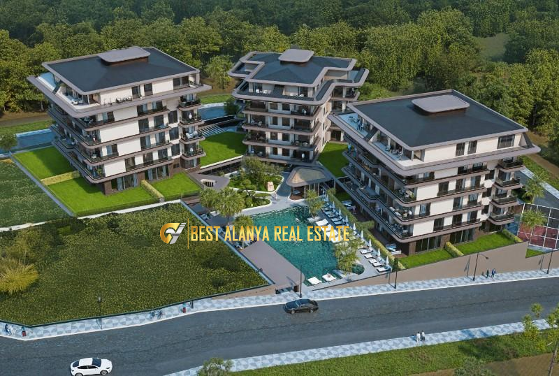 THE KAVIA KESTEL ALANYA SATILIK LÜKS KONUT PROJESİ