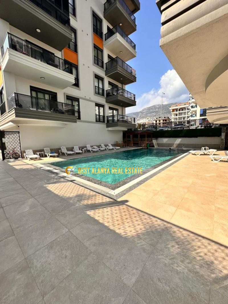 SONAS SAYAR – MAHMUTLAR ALANYA SATILIK 1+1 HAVUZ MANZARALI DAİRE