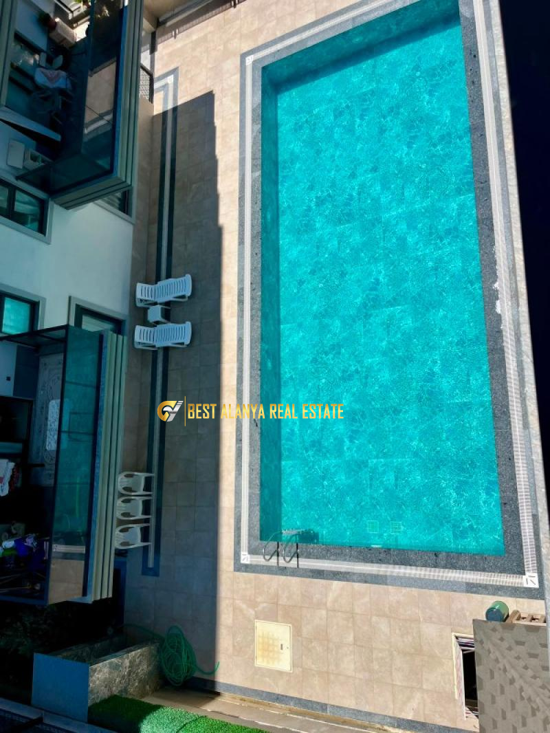 SONAS SAYAR – MAHMUTLAR ALANYA SATILIK 1+1 HAVUZ MANZARALI DAİRE