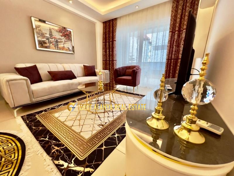 PANORAMA RESIDENCE KESTEL ALANYA SATILIK DENİZ VE KALE MANZARALI 1+1 DAİRE