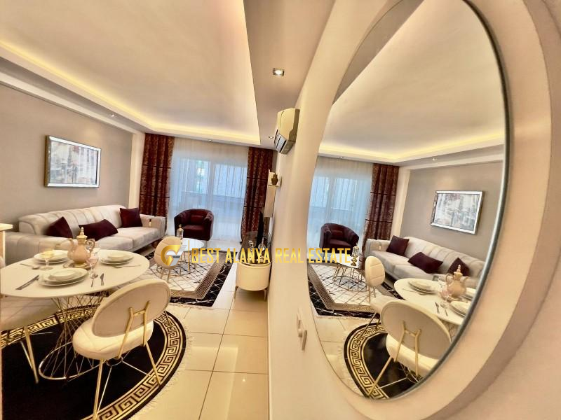 PANORAMA RESIDENCE KESTEL ALANYA SATILIK DENİZ VE KALE MANZARALI 1+1 DAİRE