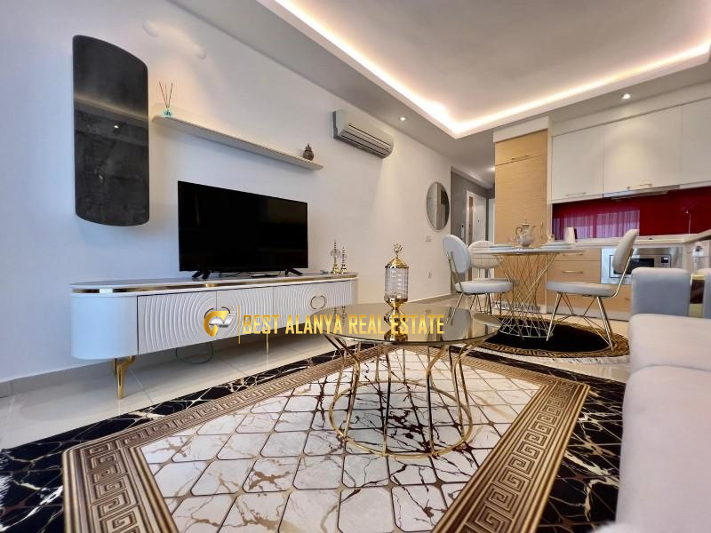 PANORAMA RESIDENCE KESTEL ALANYA SATILIK DENİZ VE KALE MANZARALI 1+1 DAİRE