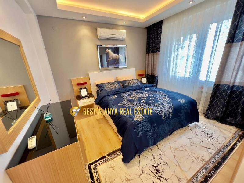 PANORAMA RESIDENCE KESTEL ALANYA SATILIK DENİZ VE KALE MANZARALI 1+1 DAİRE