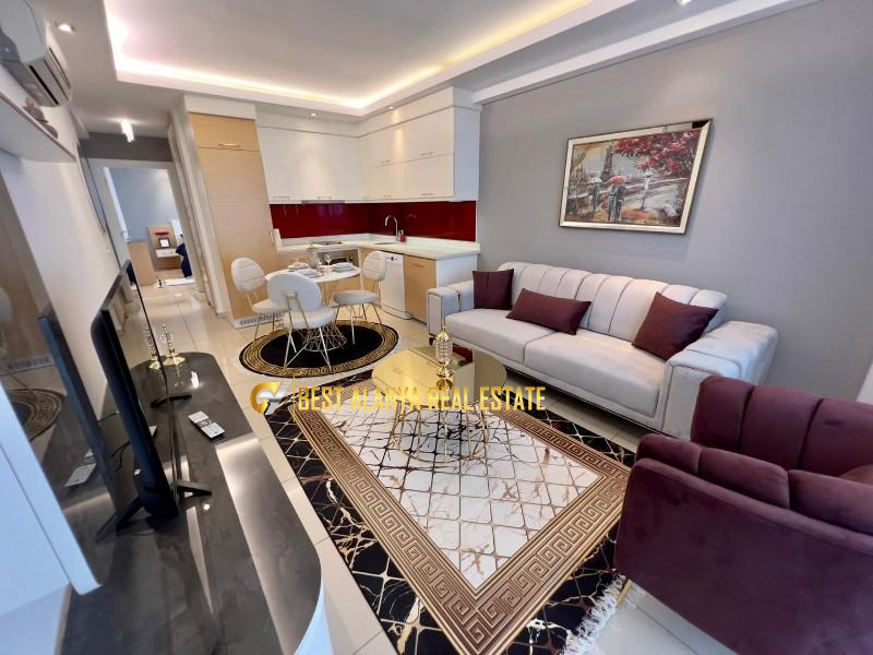 PANORAMA RESIDENCE KESTEL ALANYA SATILIK DENİZ VE KALE MANZARALI 1+1 DAİRE