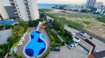 Elmas'tan Deniz Mahallesi’nde Deniz Manzaralı, Havuzlu 3+1