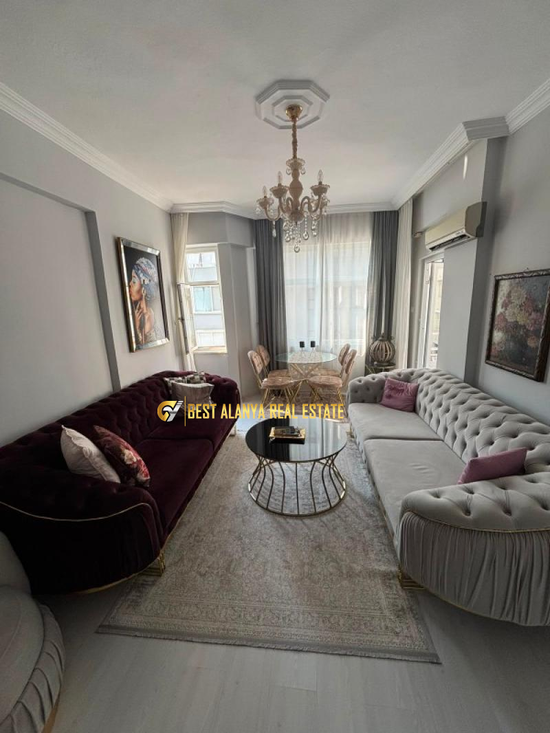 Mahmutlar Merkezde 2+1 Ayrı Mutfaklı Yeni Eşyalı Satılık Daire