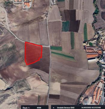 GÜVENAY - ÇORUM ANKARA YOLU TREN GARI KARŞISINDA SATILIK TARLA HİSSESİ