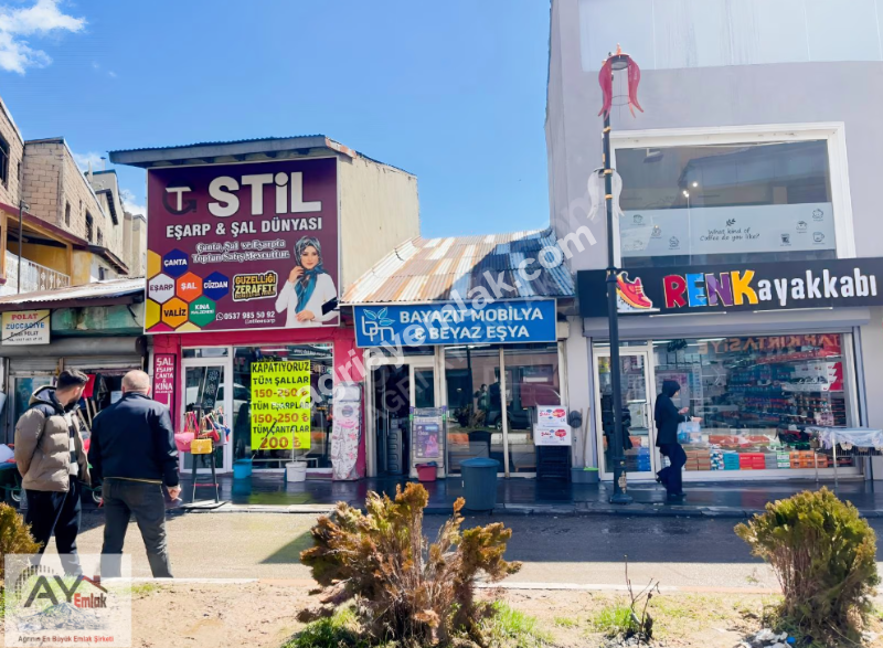 Ağrı'da Satılık Dükkan: 33.21m², İşlek Cadde Üzeri