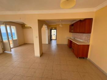MAHMUTLAR DENİZE SIFIR SATILIK BOŞ 1+1 DAİRE GÜNEY CEPHE DENİZ VE KALE MANZARALI ALANYA ANTALYA TÜRKİYE