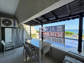 ALYANSTAN FULL EŞYALI DENİZ MANZARALI HAVUZLU 2+1 DAİRE