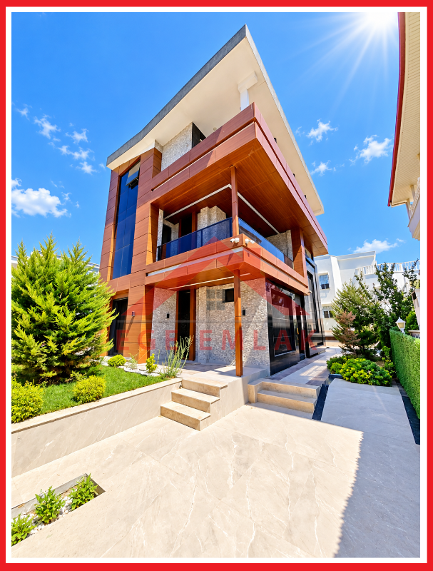 Didim Altınkum’da Deniz Manzaralı Havuzlu Sıfır 4+1 Müstakil Villa