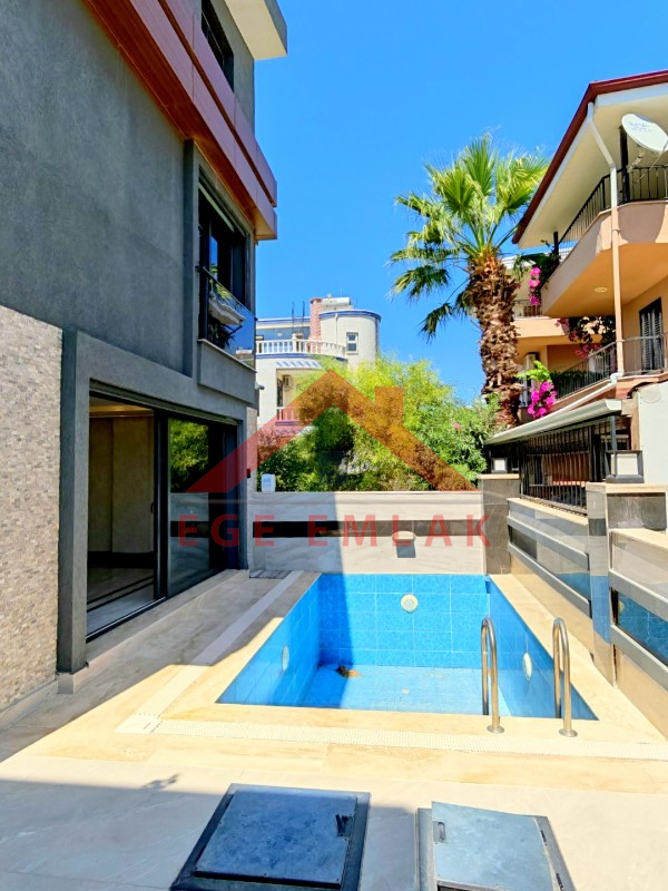 Didim Altınkum’da Deniz Manzaralı Havuzlu Sıfır 4+1 Müstakil Villa