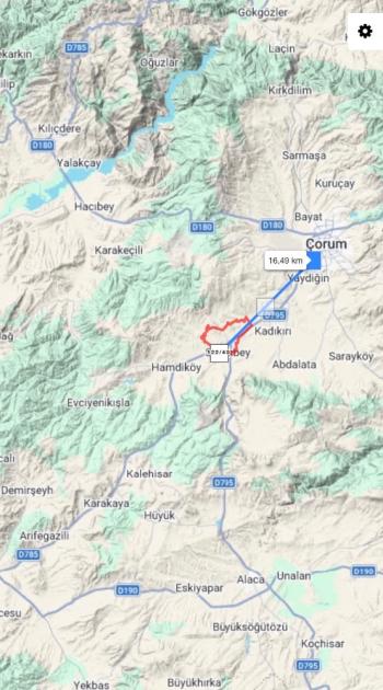 GÜVENAY - ÇORUM MERKEZ SARIMBEY KÖYÜ’NDE SATILIK 3.755 M² YATIRIMLIK TARLA