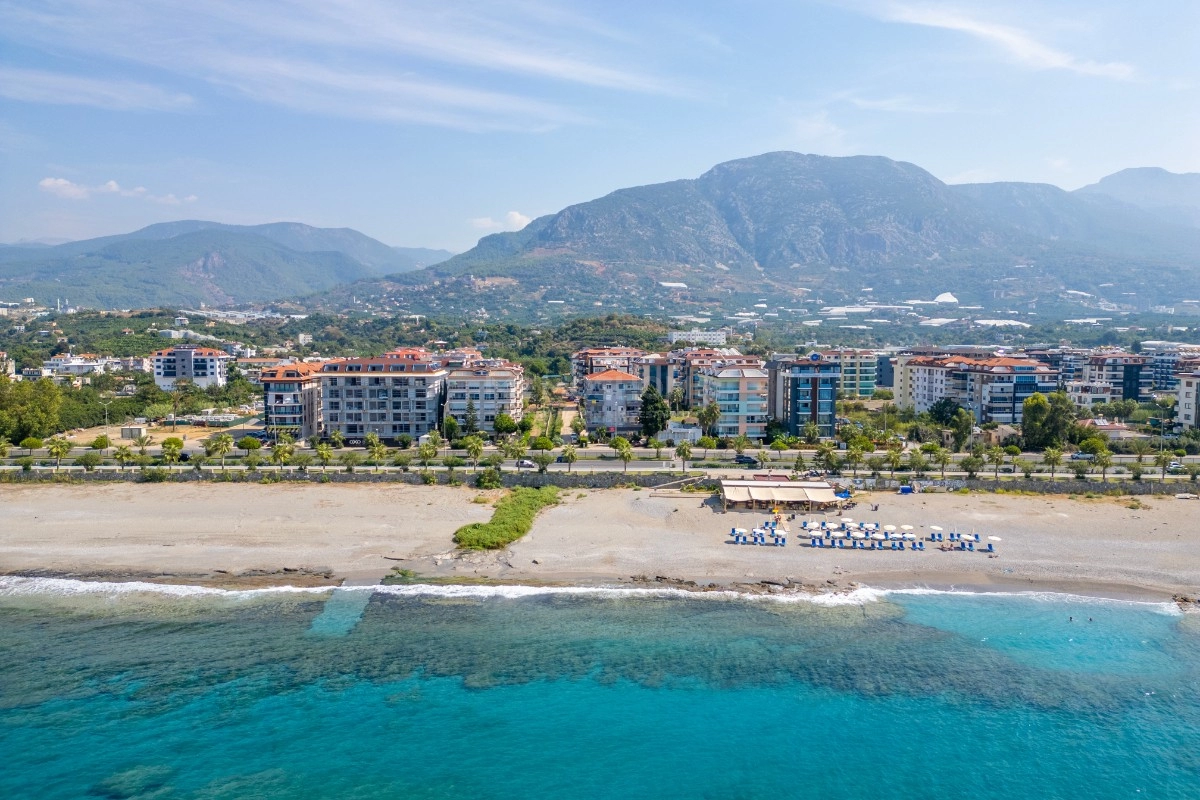 Kestel Seafront Furnished 1+1 Apartment