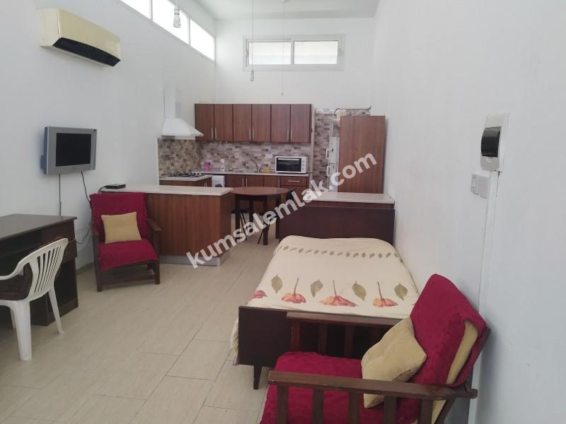 K.KAYMAKLIDA KİRALIK 1+0 ZEMİNKAT EŞYALI DAİRE 