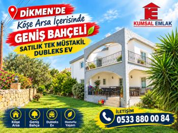 DİKMENDE SATILIK TEK MÜSTAKİL BAHÇELİ EV
