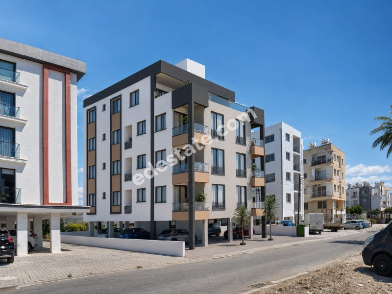 Lefkoşa Gönyeli'de SATILIK TÜRK KOÇANLI 2+1 PENTHOUSE