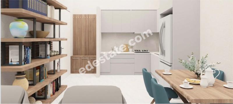 Lefkoşa Küçük Kaymaklı'da  SATILIK TÜRK KOÇANLI  NİSAN AYI TESLİM 2+1 daire