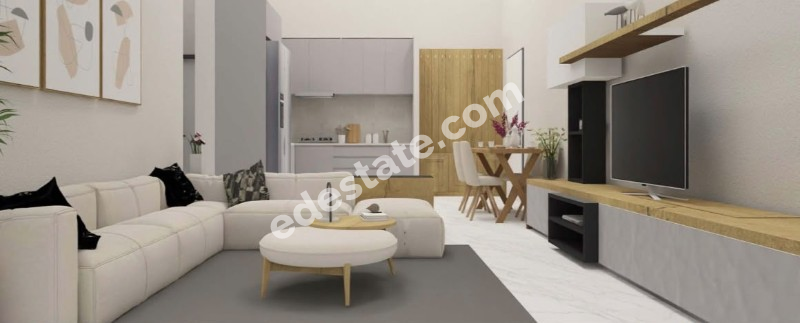 Lefkoşa Küçük Kaymaklı'da  SATILIK TÜRK KOÇANLI  NİSAN AYI TESLİM 3+1 daire