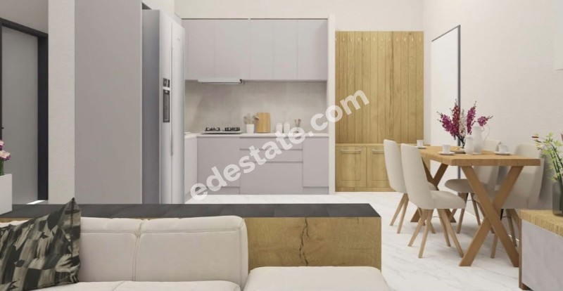 Lefkoşa Küçük Kaymaklı'da  SATILIK TÜRK KOÇANLI  NİSAN AYI TESLİM 3+1 daire