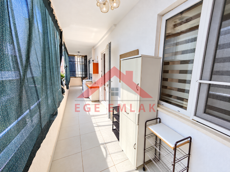 Didim Yeni Mahalle Deniz Evleri'nde Park Cepheli Geniş Balkonlu 2+1 Satılık Daire