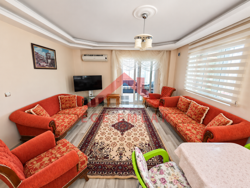 Didim Yeni Mahalle Deniz Evleri'nde Park Cepheli Geniş Balkonlu 2+1 Satılık Daire