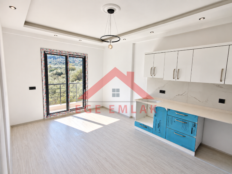 Didim Akyeniköy’de Kiralık Sıfır 1+1 Daire | Havuzlu, Asansörlü, Doğa Manzaralı