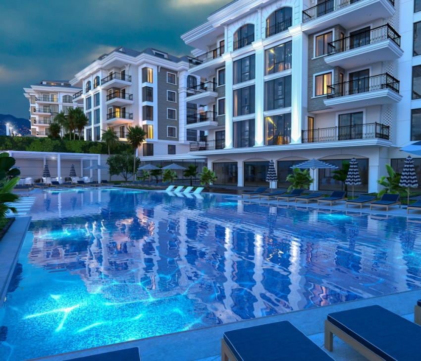 Недвижимость в Алании: квартиры в новом проекте Oba Güzel Life Premium Residence