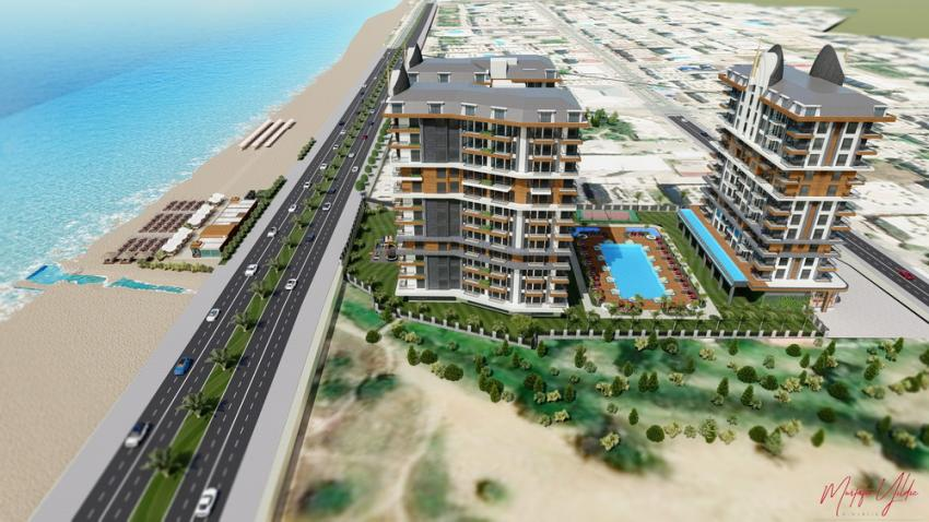 Alanya Mahmutlar Cebeci Towers Projekt Luxus Apartments 